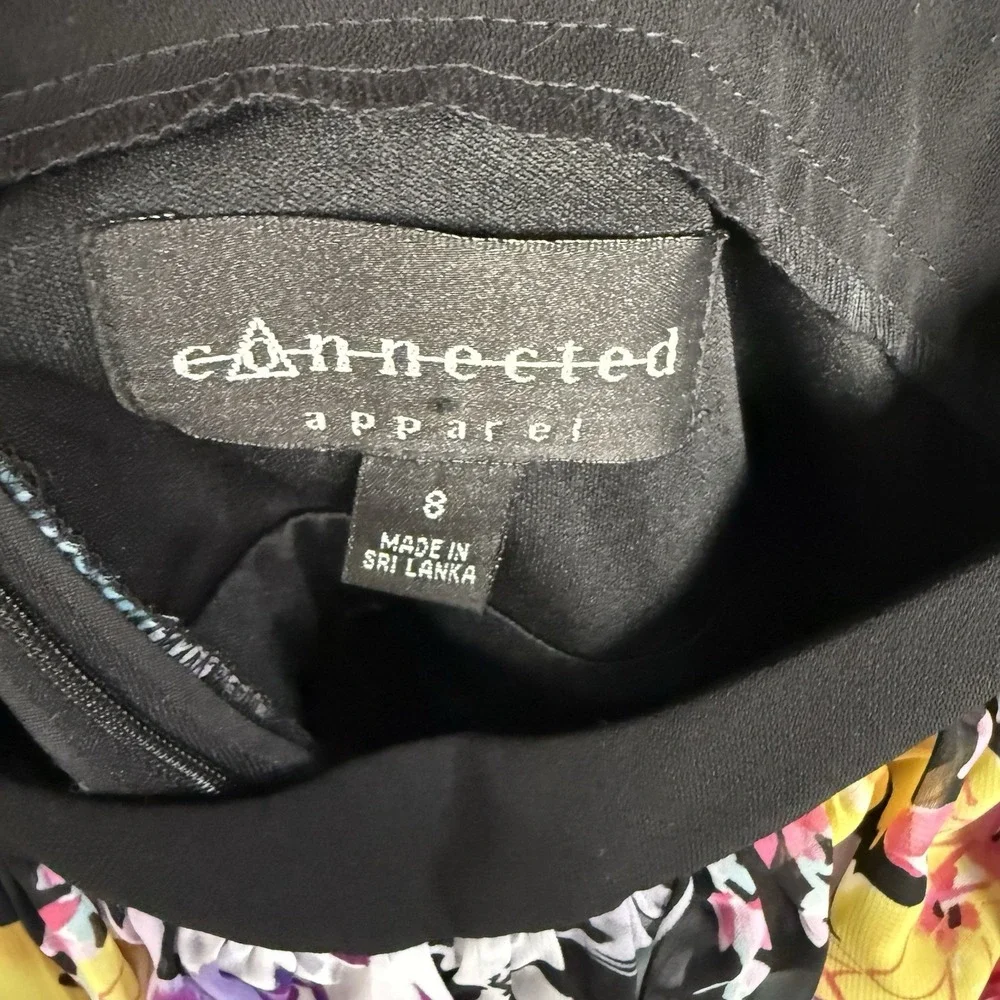 Connected Apparel Vtg Women's Dress 8 Babydoll Floral Y2K Cottagecore Fairy - Picture 2 of 7